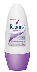 Desodorante Antitranspirante Feminino Rexona Motionsense Active Emotion, Roll-On, 1 Unidade Com 50Ml