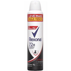 Desodorante Antitranspirante Feminino Rexona Motionsense Antibacterial + Invisible, Aerossol, 1 Unidade Com 250Ml