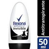 Desodorante Antitranspirante Feminino Rexona Motionsense Invisible, Roll-On, 1 Unidade Com 50Ml