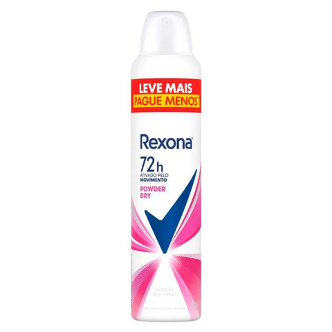 Desodorante Antitranspirante Feminino Rexona Motionsense Powder Dry, Aerossol, 1 Unidade Com 250Ml