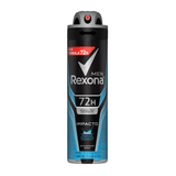 Desodorante Antitranspirante Masculino Rexona Men Impacto, Aerossol, 1 Unidade Com 150Ml