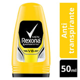 Desodorante Antitranspirante Masculino Rexona Men V8, Roll-On, 1 Unidade Com 50Ml