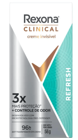 Desodorante Antitranspirante Rexona Clinical Refresh 96h 58g