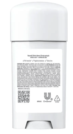Desodorante Antitranspirante Stick Creme Rexona Clinical Extra Dry Feminino 96h 58g