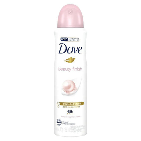 Desodorante Dove Beauty Finish Aerossol, 1 Unidade Com 150Ml