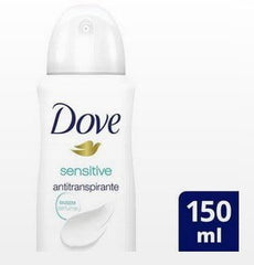 Desodorante Dove Sensitive Sem Perfume, Aerossol, 1 Unidade Com 150Ml