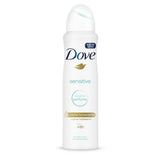Desodorante Dove Sensitive Sem Perfume, Aerossol, 1 Unidade Com 150Ml