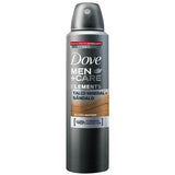 Desodorante Masculino Dove Men + Care Elements Talco Mineral e Sândalo, Aerossol, 1 Unidade Com 150Ml
