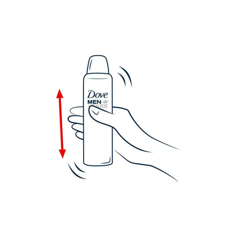 Desodorante Masculino Dove Men + Care Elements Talco Mineral e Sândalo, Aerossol, 1 Unidade Com 150Ml