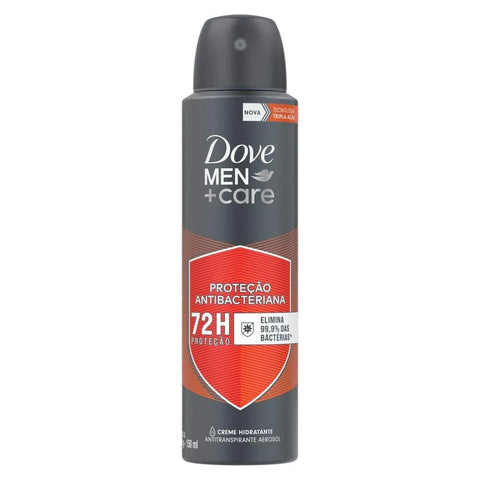 Desodorante Masculino Dove Men + Care Proteção Antibacteriana, Aerossol, 1 Unidade Com 150Ml
