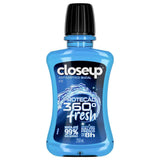Enxaguante Bucal Closeup Ice  Zero Álcool - Linha Proteção 360° Fresh - 250 mL
