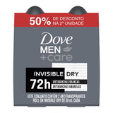 Kit Desodorante Dove Men+ Rollon Inv Dry 50ml