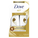 Kit Dove Óleo Nutrição Shampoo Com 400Ml + Condicionador Com 200Ml