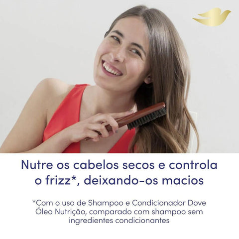 Kit Dove Óleo Nutrição Shampoo Com 400Ml + Condicionador Com 200Ml