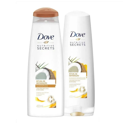 Kit Dove Ritual de Reparação Shampoo Com 400Ml + Condicionador Com 200Ml