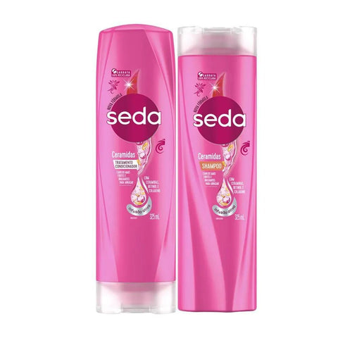 Kit Seda Ceramidas Co-Criações Shampoo, 325Ml + Condicionador, 325Ml