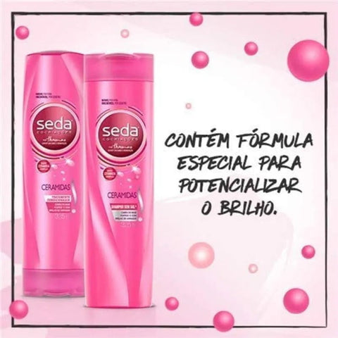 Kit Seda Ceramidas Co-Criações Shampoo, 325Ml + Condicionador, 325Ml