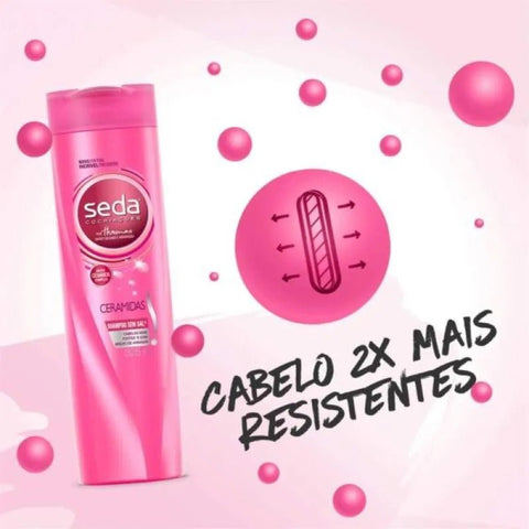 Kit Seda Ceramidas Co-Criações Shampoo, 325Ml + Condicionador, 325Ml