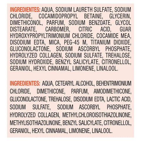 Kit Seda Colágeno + Vitamina C By Niina Secrets Shampoo 300mL+ Condicionador 190ml