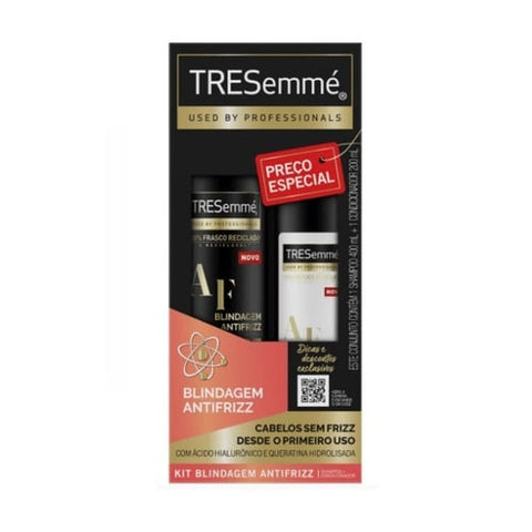 Kit Tresemmé Blindagem Antifrizz Shampoo Com 400Ml + Condicionador Com 200Ml, Preço Especial