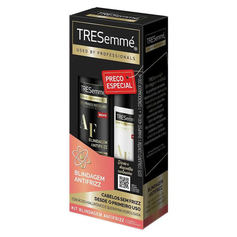 Kit Tresemmé Blindagem Antifrizz Shampoo Com 400Ml + Condicionador Com 200Ml, Preço Especial
