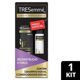 Kit Tresemmé Reconstrução e Força Shampoo Com 400Ml + Condicionador Com 200Ml