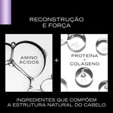 Kit Tresemmé Reconstrução e Força Shampoo Com 400Ml + Condicionador Com 200Ml