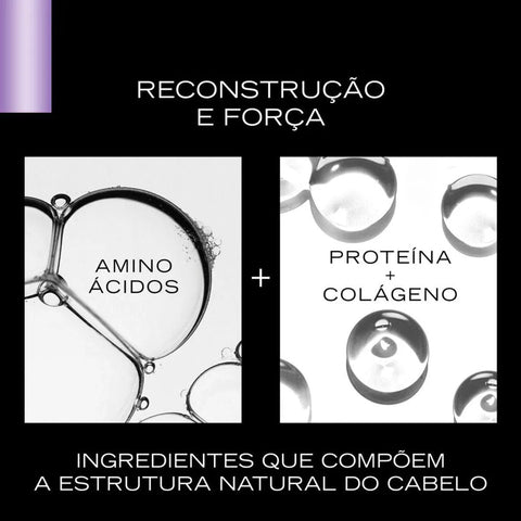 Kit Tresemmé Reconstrução e Força Shampoo Com 400Ml + Condicionador Com 200Ml