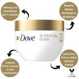 Máscara de Tratamento Dove 10 Em 1 Bond Intense Repair 250g