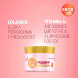 Máscara de Tratamento Seda By Niina Secrets Colágeno e Vitamina C 300G