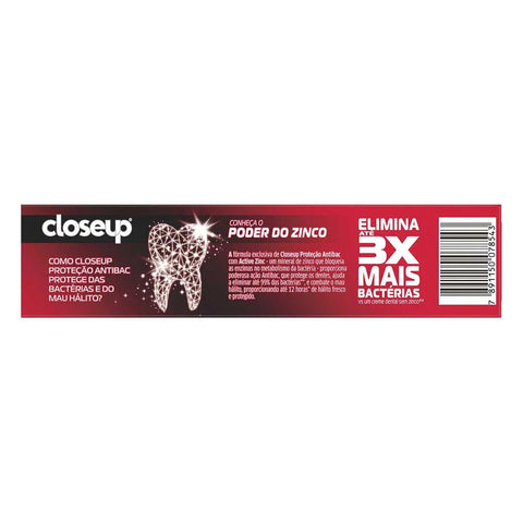 Pasta de Dente Close Up Proteção Antibácteriana  85 g