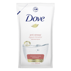 Sabonete Anti-Stress Dove Água Micelar Refil, Líquido, 1 Unidade Com 200Ml