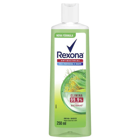 Sabonete Corporal Rexona Antibacterial Erva-Doce, Líquido, 1 Unidade Com 250Ml
