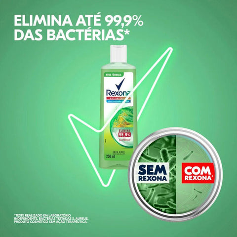 Sabonete Corporal Rexona Antibacterial Erva-Doce, Líquido, 1 Unidade Com 250Ml