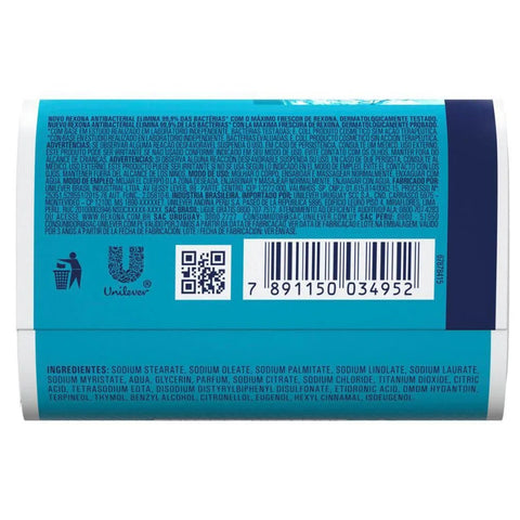 Sabonete Corporal Rexona Antibacterial Fresh, Barra, 1 Unidade Com 84G