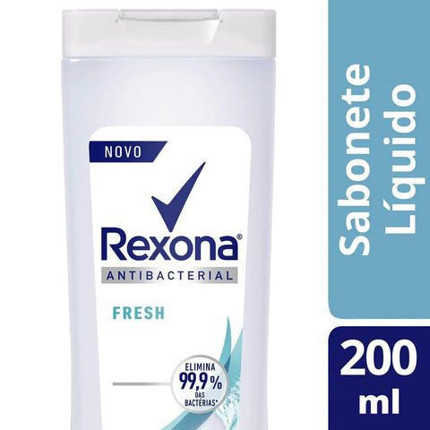 Sabonete Corporal Rexona Antibacterial Fresh, Líquido, 1 Unidade Com 200Ml
