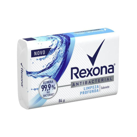 Sabonete Corporal Rexona Antibacterial Limpeza Profunda, Barra, 1 Unidade Com 84G