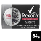 Sabonete Corporal Rexona Antibacterial Men, Barra, 1 Unidade Com 84G