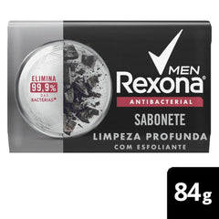 Sabonete Corporal Rexona Antibacterial Men, Barra, 1 Unidade Com 84G
