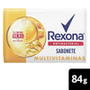 Unilever Sabonete Corporal Rexona Antibacterial Multivitaminas, Barra, 1 Unidade Com 84G