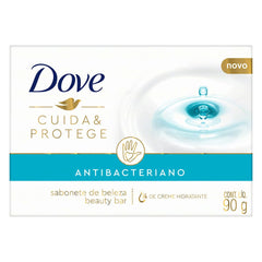Sabonete Dove Cuida & Protege Antibacteriano, Barra, 1 Unidade Com 90G