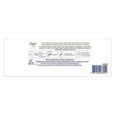 Sabonete Dove Cuida & Protege Antibacteriano, Barra, 6 Unidades Com 90G Cada, Leve Mais Pague Menos