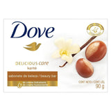 Sabonete Dove Delicious Care Karité e Baunilha, Barra, 1 Unidade Com 90G