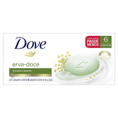Sabonete Dove Erva Doce+Camom 90G Com 6