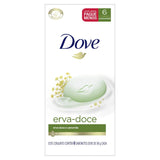 Sabonete Dove Erva Doce+Camom 90G Com 6