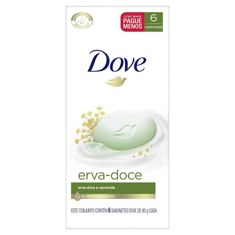 Sabonete Dove Erva Doce+Camom 90G Com 6