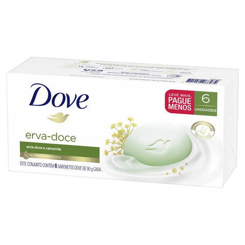 Sabonete Dove Erva Doce+Camom 90G Com 6