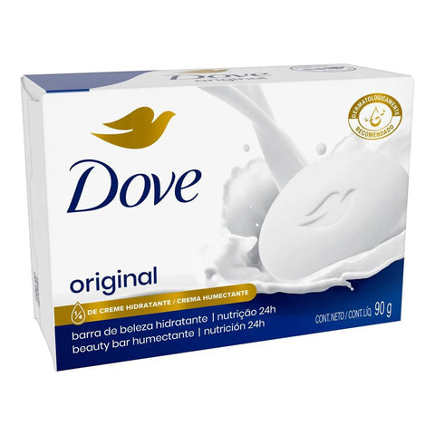 Sabonete Dove Original Barra, 1 Unidade Com 90G