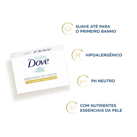 Sabonete Em Barra Dove Baby Hidratação Balanceada 75G