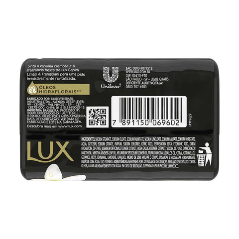 Sabonete Glicerinado Lux Botanicals Capim-Limão e Frangipani, Barra Com 1 Unidade de 85G